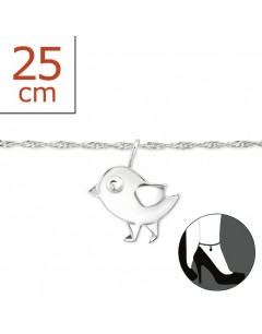 Mon-bijou - H8274z - Chaîne cheville en argent 925/1000