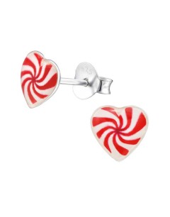 Mon-bijou - H31716 - Boucle d'oreille cœur en argent 925/1000