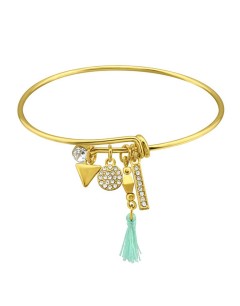 Mon-bijou - H34165 - Bracelet dorée en acier inoxydable