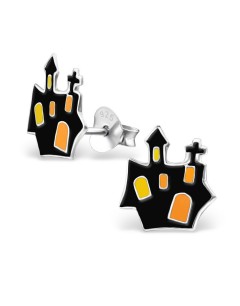 Mon-bijou - H13635 - Boucle d'oreille spécial halloween en argent 925/1000