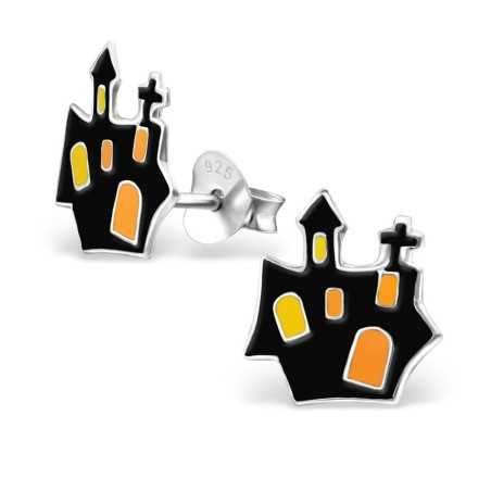 Boucle d'oreille spécial halloween en argent 925