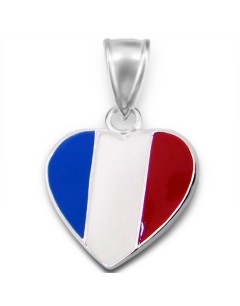 Mon-bijou - H13775 - Collier allez la France en argent 925/1000