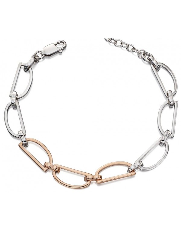 Bracelet en Argent Plaqué Or Rose