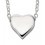 Collier coeur en argent 925