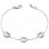 Mon-bijou - D5104c - Bracelet tendance zirconium en argent 925/1000