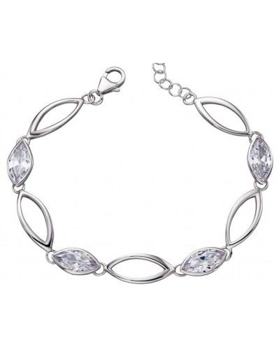 Mon-bijou - D5107c - Bracelet cristal en argent 925/1000