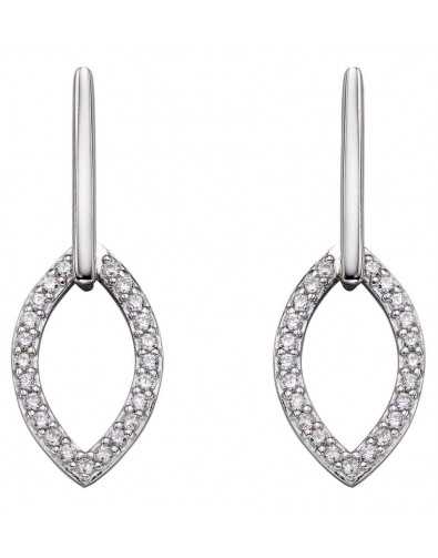 Boucle d'oreille tendance en argent 925