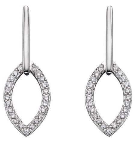 Boucle d'oreille tendance en argent 925