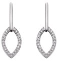 Boucle d'oreille tendance en argent 925