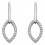 Boucle d'oreille tendance en argent 925