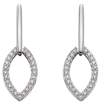 Boucle d'oreille tendance en argent 925