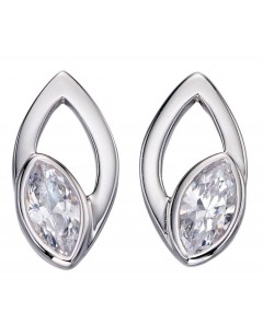 Mon-bijou - D5659 - Boucle d'oreille cristal en argent 925/1000