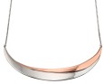 Collier chic plaqué Or rose en argent 925