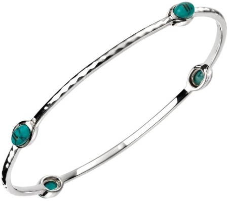 Mon-bijou - D4903 - Bracelet chic turquoise en argent 925/1000