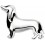 Broche petit chien en argent 925