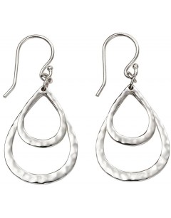 Mon-bijou - D5374 - Boucle d'oreille chic en argent 925/1000