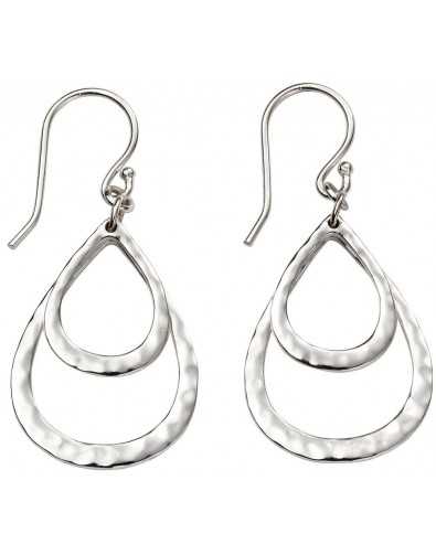 Boucle d'oreille chic en argent 925