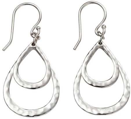 Boucle d'oreille chic en argent 925