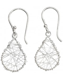 Mon-bijou - D5406 - Boucle d'oreille chic en argent 925/1000