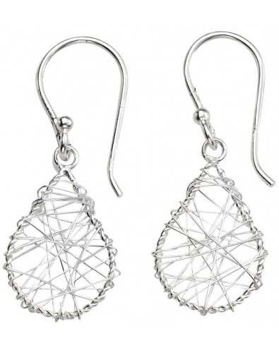 Boucle d'oreille chic en argent 925