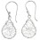 Boucle d'oreille chic en argent 925