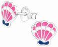 Boucle d'oreille coquillage en argent 925