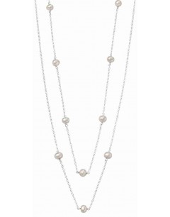 Mon-bijou - D4080 - Collier chic perle en argent 925/1000