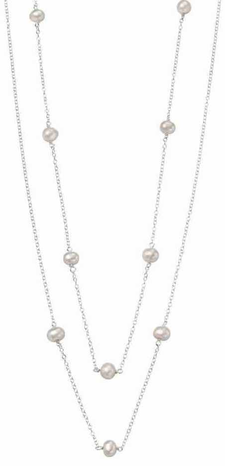 Collier chic perle en argent 925