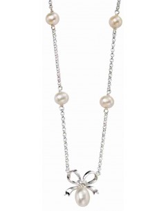 Mon-bijou - D4085c - Collier chic perle en argent 925/1000