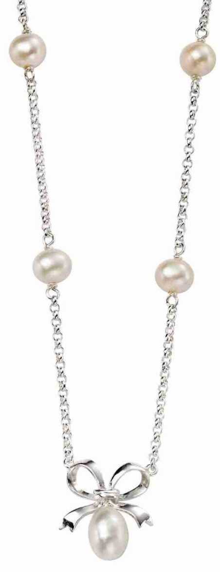 Collier chic perle en argent 925