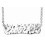 Collier tendance en argent 925