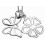 Collier fleur et papillon en argent 925