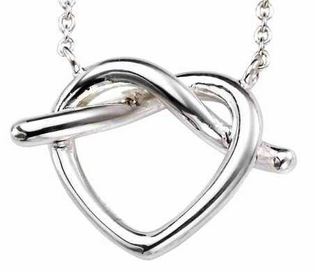 Mon-bijou - D4109 - Collier cœur en argent 925/1000