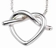 Collier cœur en argent 925