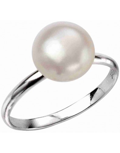 Mon-bijou - D3520 - Bague tendance perle en argent 925/1000