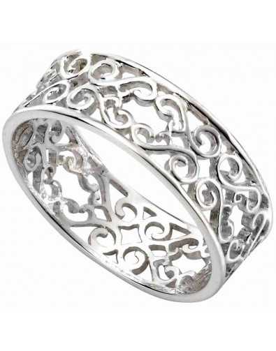 Bague motif originale en argent 925