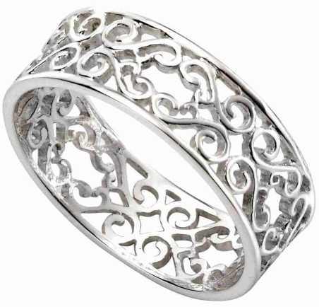 Bague motif originale en argent 925