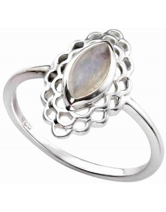 Mon-bijou - D3530 - Bague pierre de lune en argent 925/1000