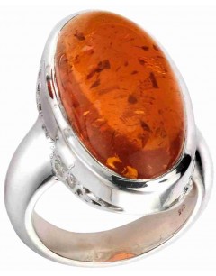 Mon-bijou - D3531 - Bague Superbe ambre en argent 925/1000