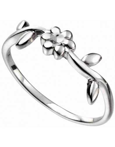 Bague fleur originale en argent 925