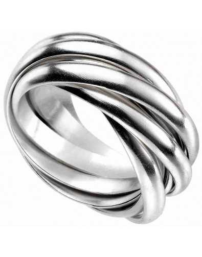 Bague sept anneaux en argent 925