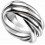 Bague sept anneaux en argent 925