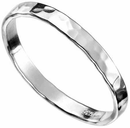 Mon-bijou - D3550 - Bague original anneau en argent 925/1000