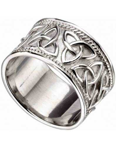 Bague chic celtique en argent 925