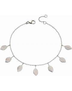 Mon-bijou - D5147 - Bracelet tendance feuilles en argent 925/1000