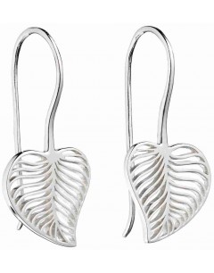 Mon-bijou - D5666 - Boucle d'oreille feuille en argent 925/1000