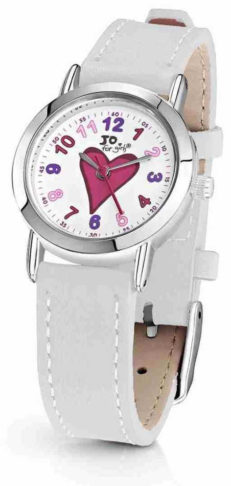 Mon-bijou - FDJ010 - Montre Jolie cœur en Cuir Blanc