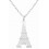 Collier tour Eiffel en argent 925