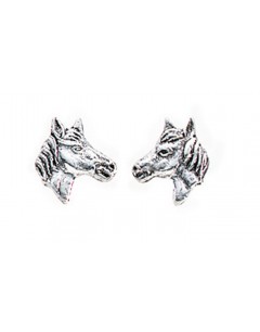 Boucle d'oreille chevaux en argent 925/1000