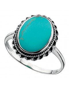 Bague turquoise en argent 925/1000